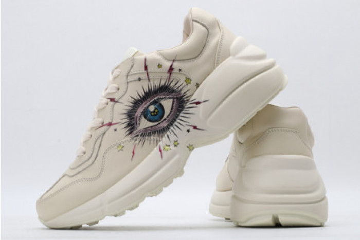 GUCC RHYTON LEATHER SNEAKER