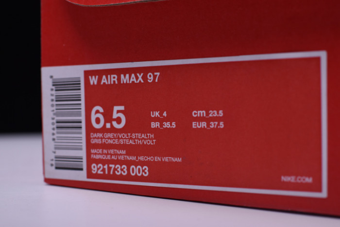 nike air max 97 neon wmns dark grey 921733-003